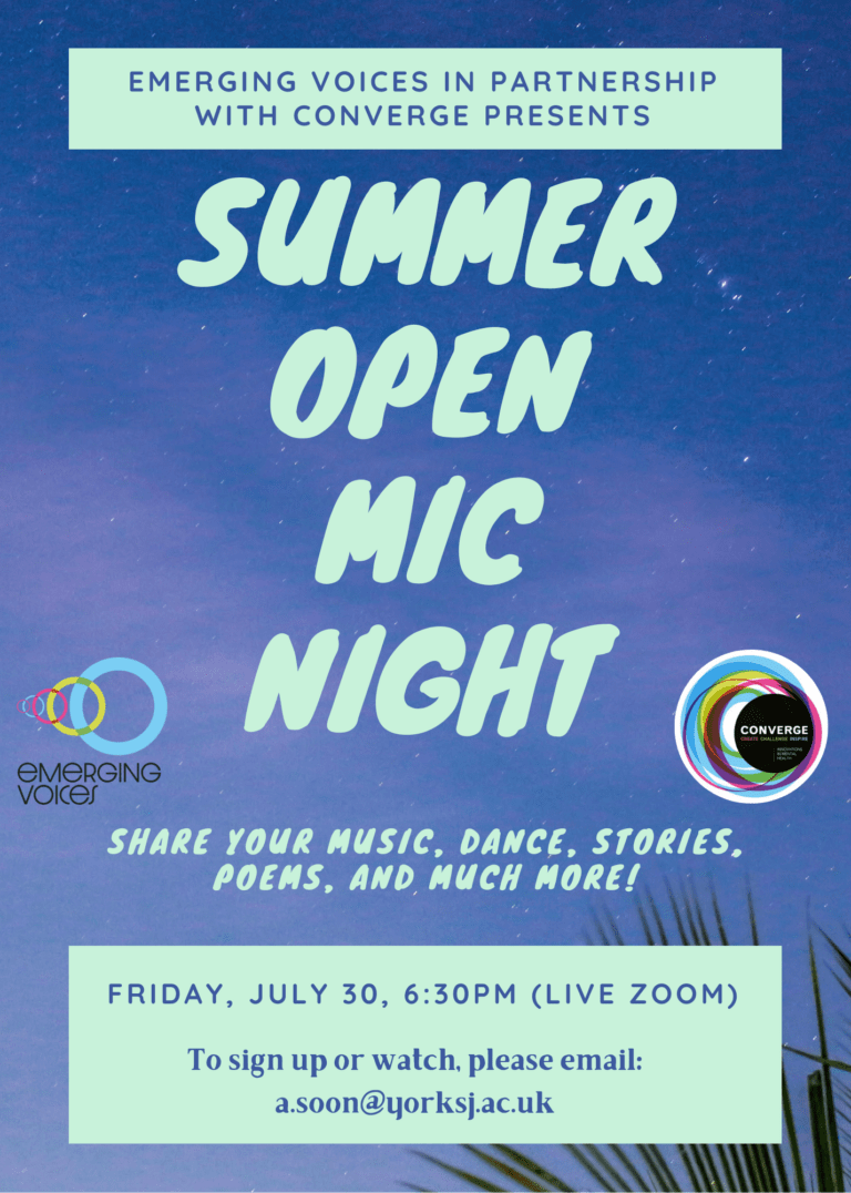Read more about the article Open Mic Night – July 30th, 2021
