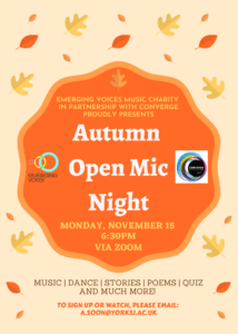 Read more about the article Open Mic Night – November 15th, 2021