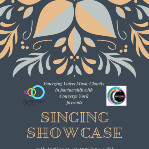 EV Singing Showcase 2022 - Poster