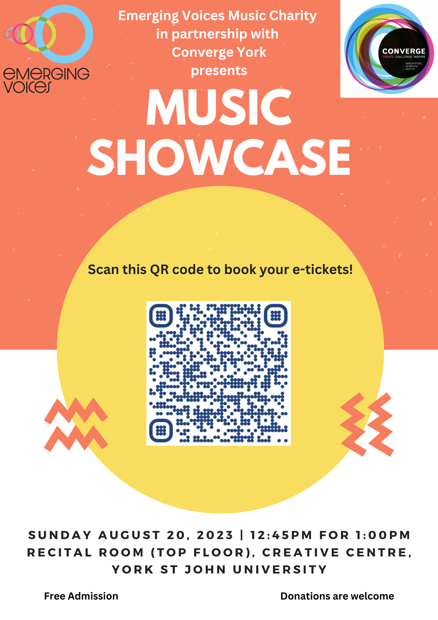 Read more about the article Emerging Voices Music Showcase – August 20th, 2023